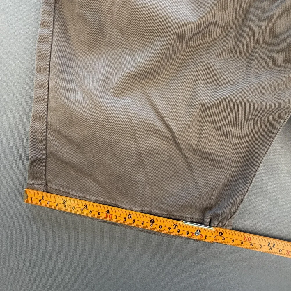Volcom Chino Shorts Mens 32 Brown Cotton Polyester Spandex 10 Inseam Stretch